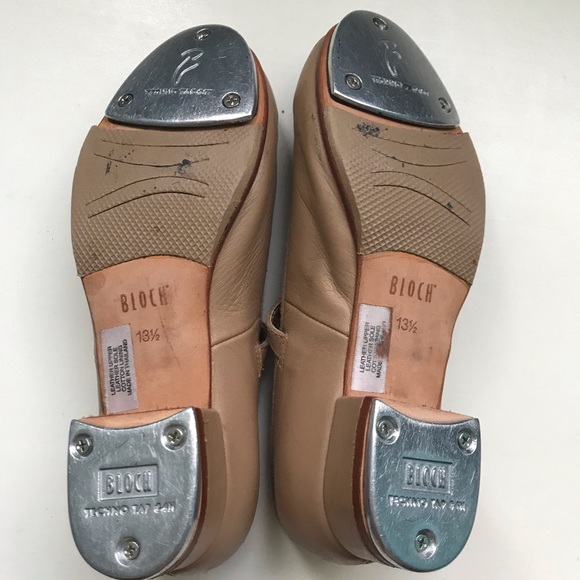 Bloch Tan Tap Shoes in 13.5 - Picture 4 of 4